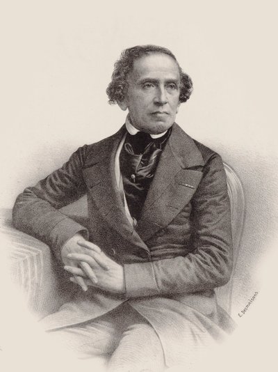 Giacomo Meyerbeer 1791-1864, 1857 zeneszerző portréja. alkotó: Emile Desmaisons