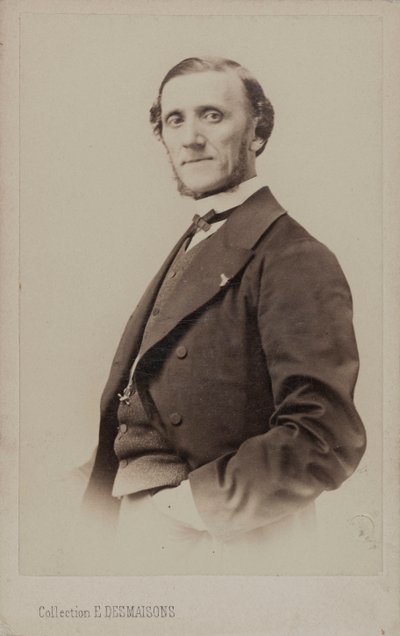 Jean-Henri Ravina zongoraművész és zeneszerző portréja 1818-1906. alkotó: Emile Desmaisons
