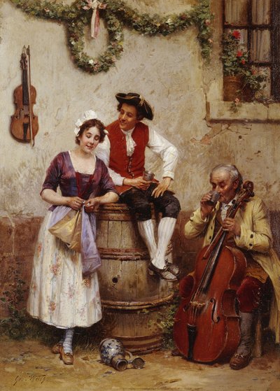 Üdvözlő figyelemelterelés alkotó: Emile Georges Weiss