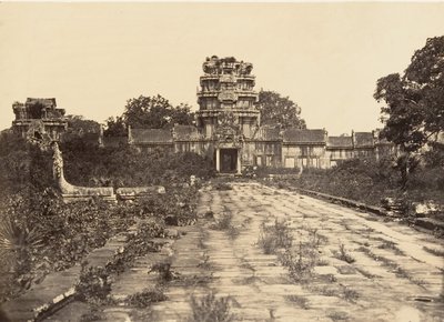 A Nagy Pagoda nyugati kapuja, az 1. zárvány, 1866. alkotó: Emile Gsell