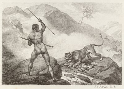 Afrikai vadász alkotó: Emile Jean Horace Vernet