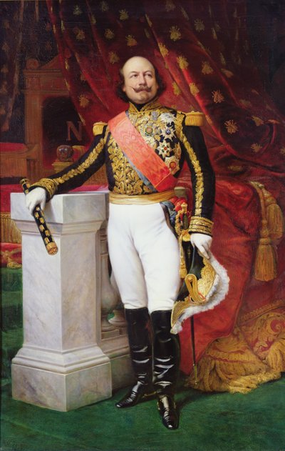 Francois Certain de Canrobert (1809-1895), a birodalom marsallja alkotó: Emile Jean Horace Vernet