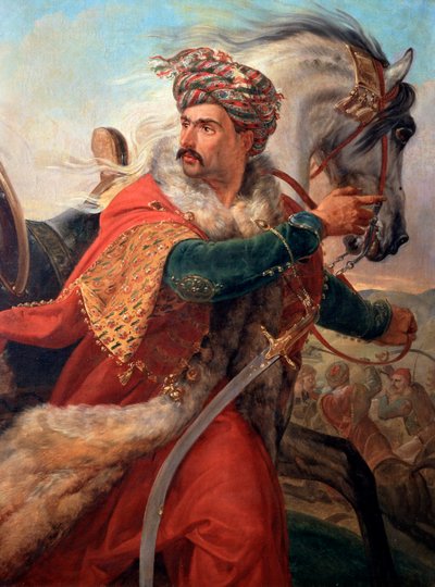 Mameluke, 1830-as évek vége. alkotó: Emile Jean Horace Vernet