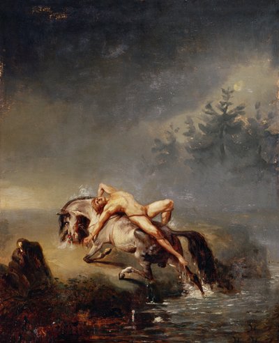 Mazeppa alkotó: Emile Jean Horace Vernet