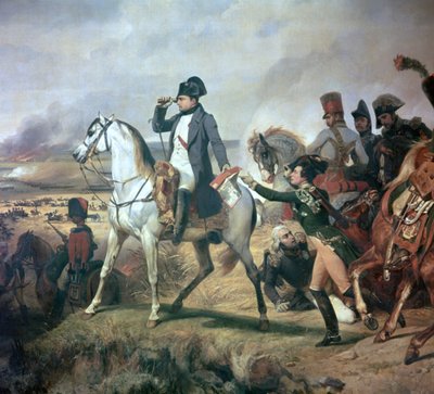 Napóleon a wagrami csatában, 19. század. alkotó: Emile Jean Horace Vernet