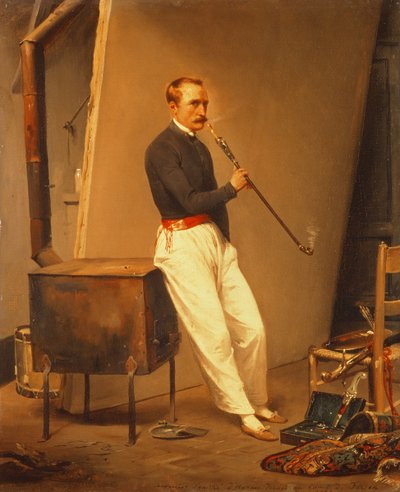 Önarckép, 1835 alkotó: Emile Jean Horace Vernet