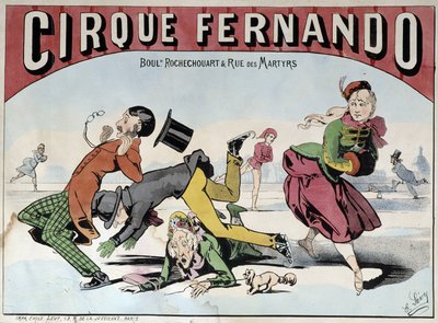 Cirque Fernando – Lévy plakátja, 19. század vége Cirque Fernando – Lévy plakátja, 19. század vége alkotó: Emile Levy