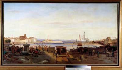 La Ciotat kikötője Emile Loubon festménye alkotó: Emile Loubon