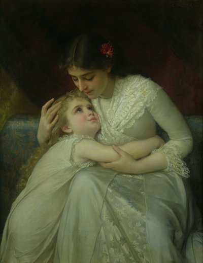 Anya és gyermek alkotó: Emile Munier