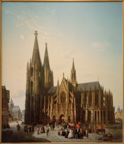 A kölni dóm várható befejezése alkotó: Emile Pierre Joseph De Cauwer