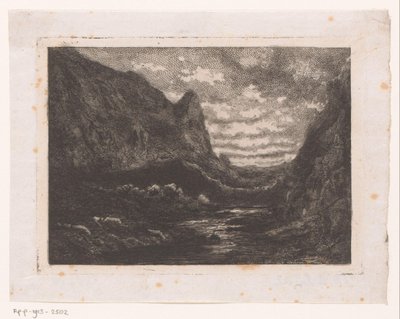 hegyi tó alkotó: Emile Puttaert (attributed to)