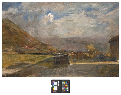 Hills in Brianza, 1915-20 alkotó: Emilio Gola
