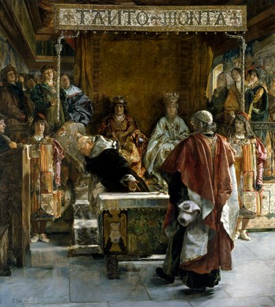 A zsidók kiűzése Spanyolországból (1492-ben), 1889 alkotó: Emilio Sala Francés