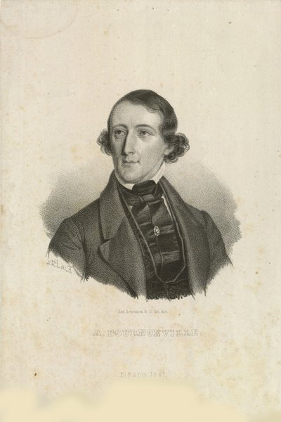 August Bournonville portréja 1805-1879, 1842. alkotó: Emilius Ditlev Baerentzen