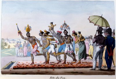 Tűzfesztivál, India, 19. század közepe alkotó: Emmanuel Adolphe Midy