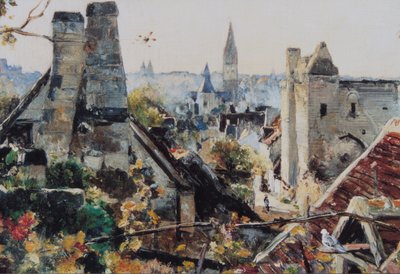 Beaulieu-lès-Loches 1880-89. október (olaj, vászon) alkotó: Emmanuel Lansyer
