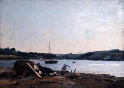 A folyó szája, 1868. alkotó: Emmanuel Lansyer