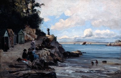 Szombat a Womans Bathing Beach-en, 1876. alkotó: Emmanuel Lansyer