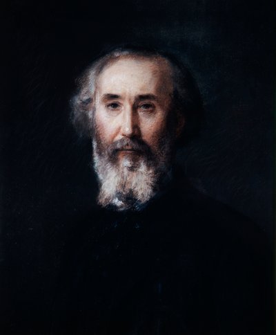 Emmanuel Lansyer művész önarcképe, 19. század alkotó: Emmanuel Lansyer