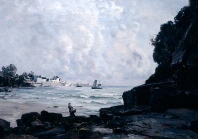 Douarnenez kikötője, 1884 alkotó: Emmanuel Lansyer