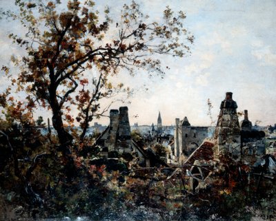 Chevalot tornya este, 1885 alkotó: Emmanuel Lansyer
