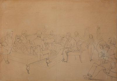 Avdotya Petrovna Jelagina szalonja, 1840-es évek alkotó: Emmanuil Alexandrovich Dmitriev Mamonov