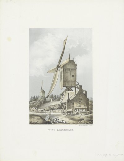 Szél – lisztmalom (cím a tárgyon) alkotó: Emrik and Binger