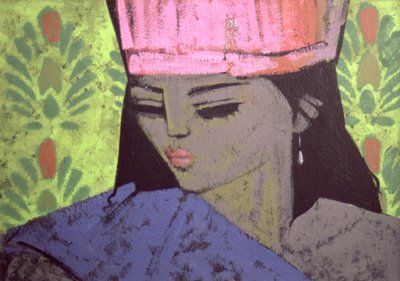 Antoinette (akril papíron) alkotó: Endre Roder