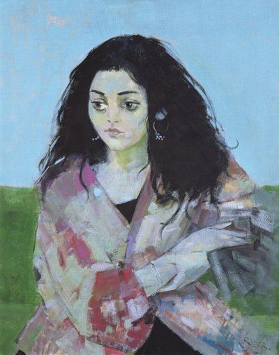 Divia (olaj, vászon) alkotó: Endre Roder