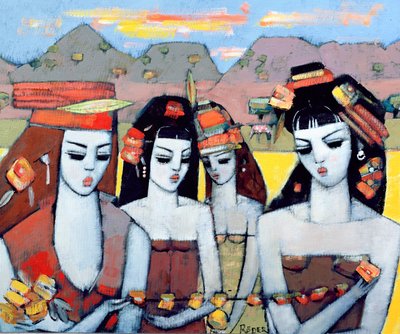Négy Ys, 2004 (olaj, vászon tábla) alkotó: Endre Roder