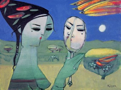 Reflexió (olaj a fedélzeten) alkotó: Endre Roder