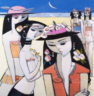 Us Three and Two Others, 2008 (olaj, vászon) alkotó: Endre Roder
