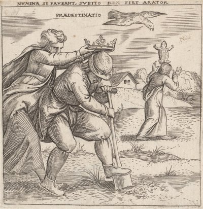 Predesztináció, kb. 1545-50. alkotó: Enea Vico
