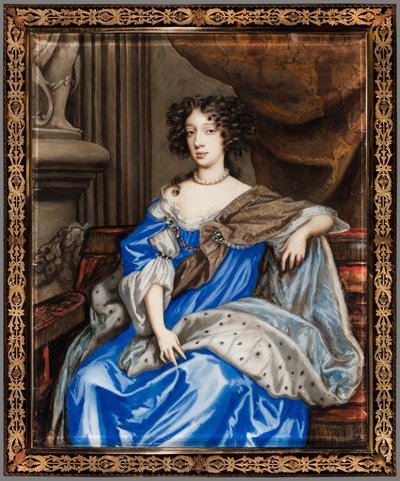 Modenai Mária-portré, 1673 körül. alkotó: English Nicholas Dixon c. 1645¨after 1708.