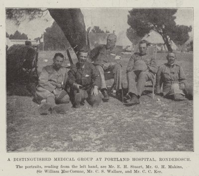 Kiváló orvosi csoport a rondebosch-i Portland Kórházban alkotó: English Photographer