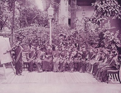 Egy hindu lányiskola alkotó: English Photographer