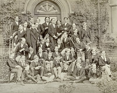 Házi fénykép az Eton College-ban, 1870-es évek alkotó: English Photographer