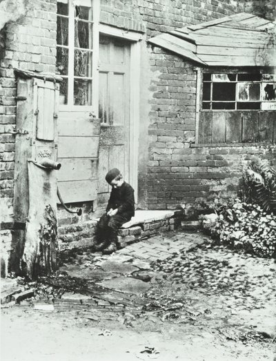 Egy fiú Frogmore-ban, Londonban, 1888 alkotó: English Photographer