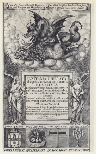 A de Sousa de Macedo, Lusitania liberata, R Heron 1645 (f/w fotó) alkotó: English Photographer