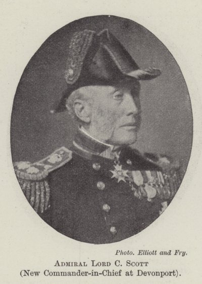 Lord C Scott admirális, Devonport új főparancsnoka alkotó: English Photographer