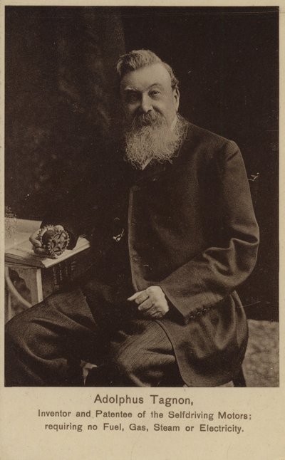 Adolphus Tagnon, az önvezető motorok feltalálója alkotó: English Photographer