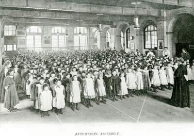 Délutáni összejövetel, 1900 körül (f/w fotó) alkotó: English Photographer