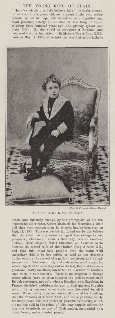 XIII. Alfonz, Spanyolország királya alkotó: English Photographer