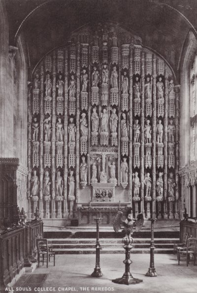 All Souls College Chapel, The Reredos alkotó: English Photographer