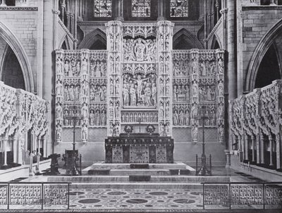 Oltár és Reredos, Truro katedrális (f/w fotó) alkotó: English Photographer