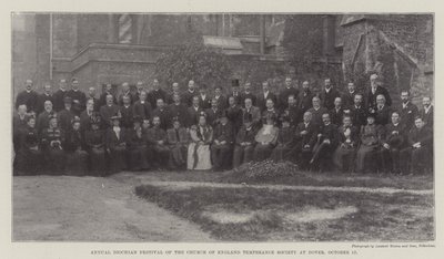 A Church of England Temperance Society éves egyházmegyei fesztiválja Doverben, október 17-én alkotó: English Photographer