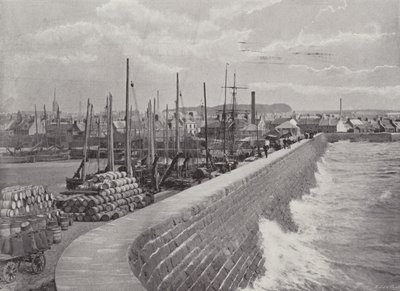 Arbroath, a védőfal alkotó: English Photographer