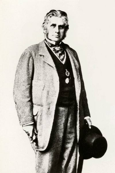 Augustus Henry Lane-Fox Pitt Rivers, portré (f/w fotó) alkotó: English Photographer