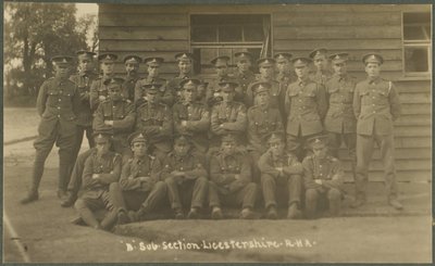 B alszakasz, Leicestershire Royal Horse Artillery, Diss-i edzőtáborban, 1914-1818 alkotó: English Photographer