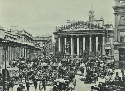 Bank of England, Threadneedle Street, City of London, 1890 alkotó: English Photographer